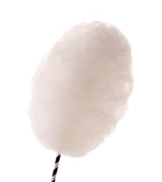 Photo of One sweet cotton candy isolated on white