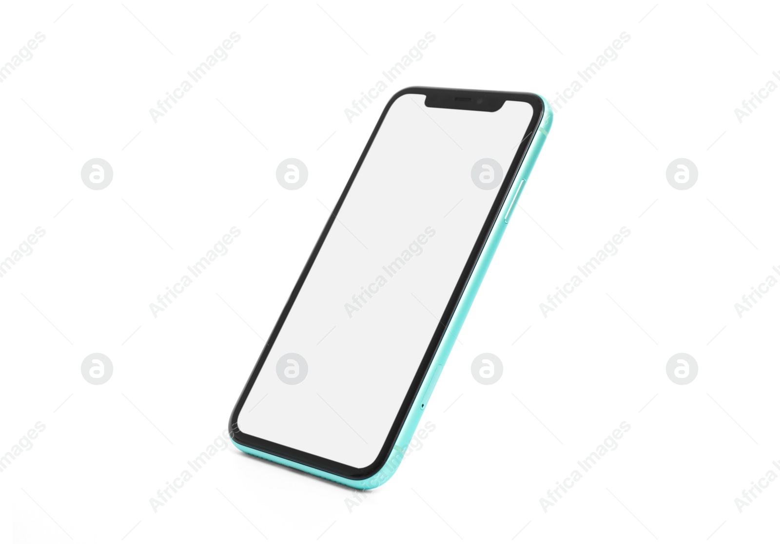 Photo of MYKOLAIV, UKRAINE - JULY 07, 2020: iPhone 11 on white background. Mockup for design