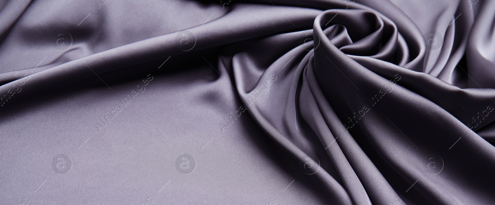Image of Silk fabric as background, closeup. Banner design