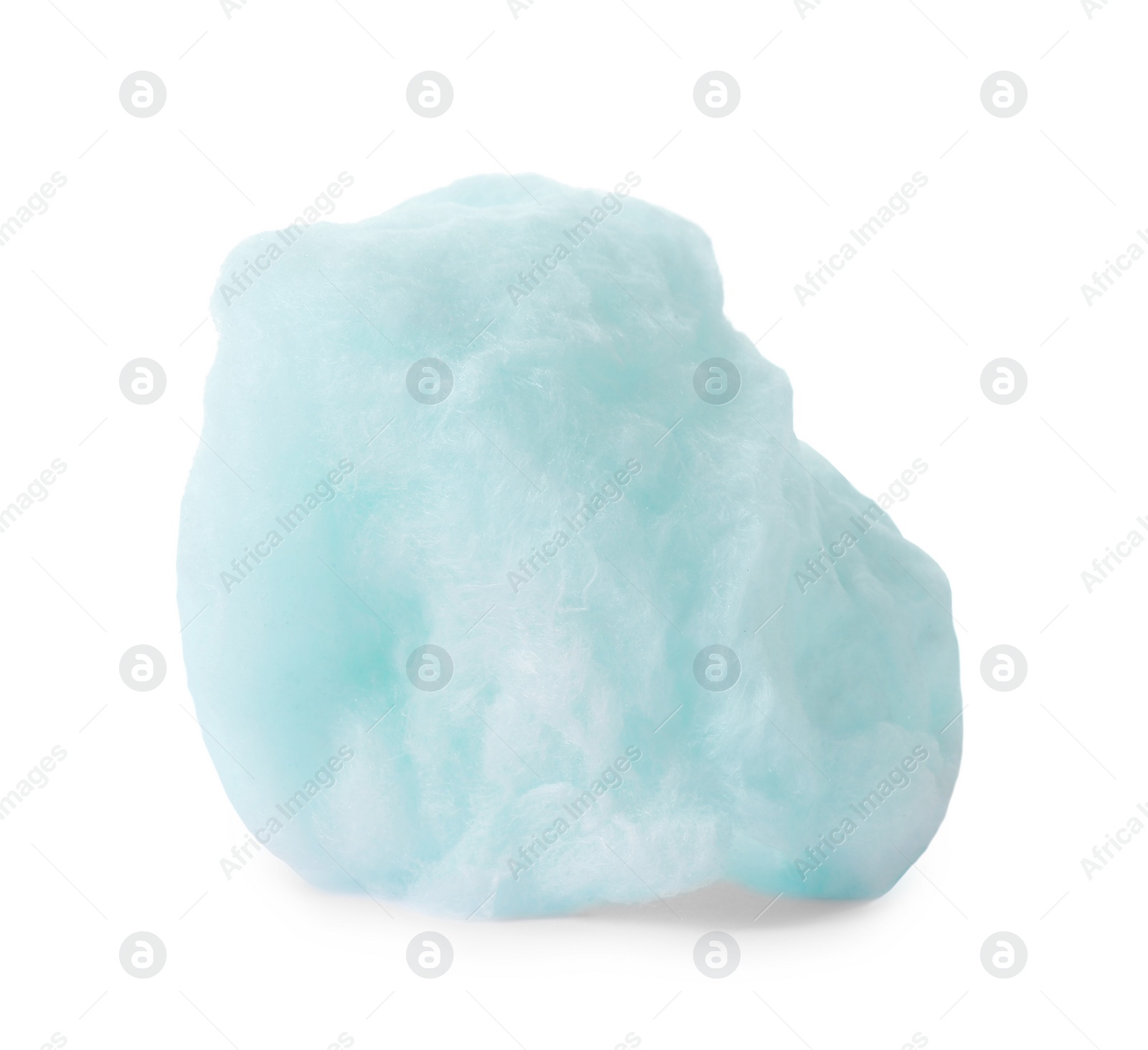 Photo of One sweet cotton candy isolated on white