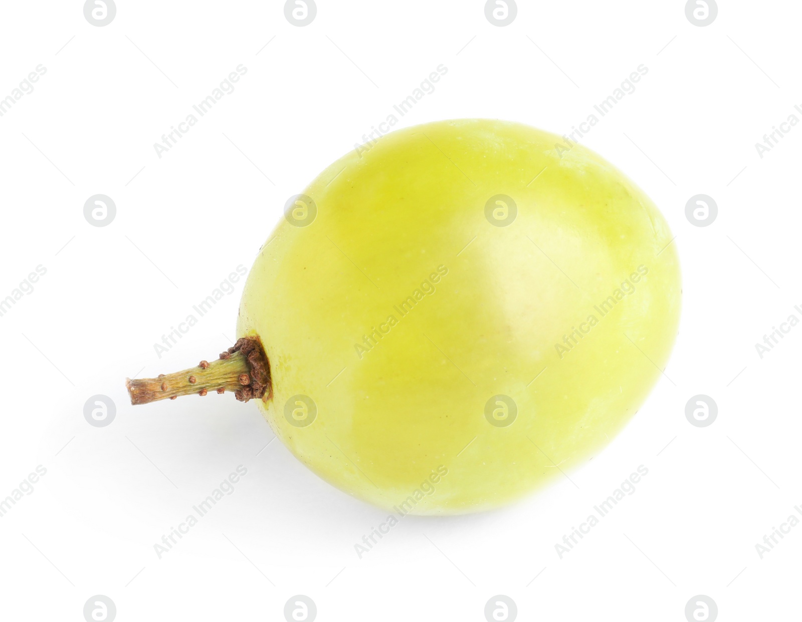 Photo of Fresh ripe juicy green grape isolated on white