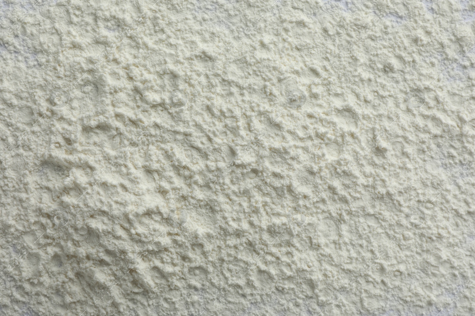 Photo of Rice loose face powder as background, top view