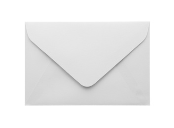 Photo of Paper envelope isolated on white. Mail service