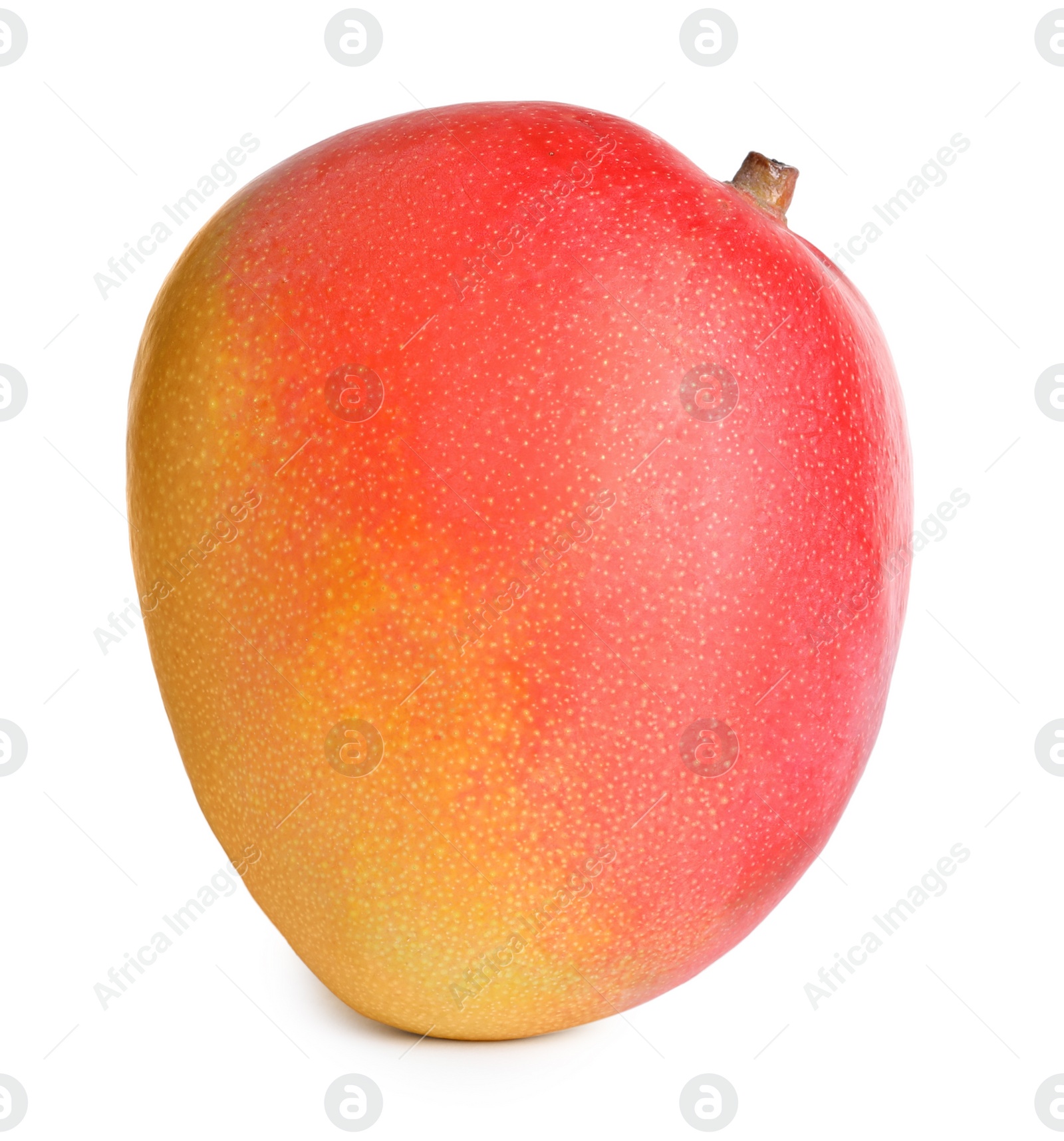 Photo of Delicious ripe juicy mango isolated on white