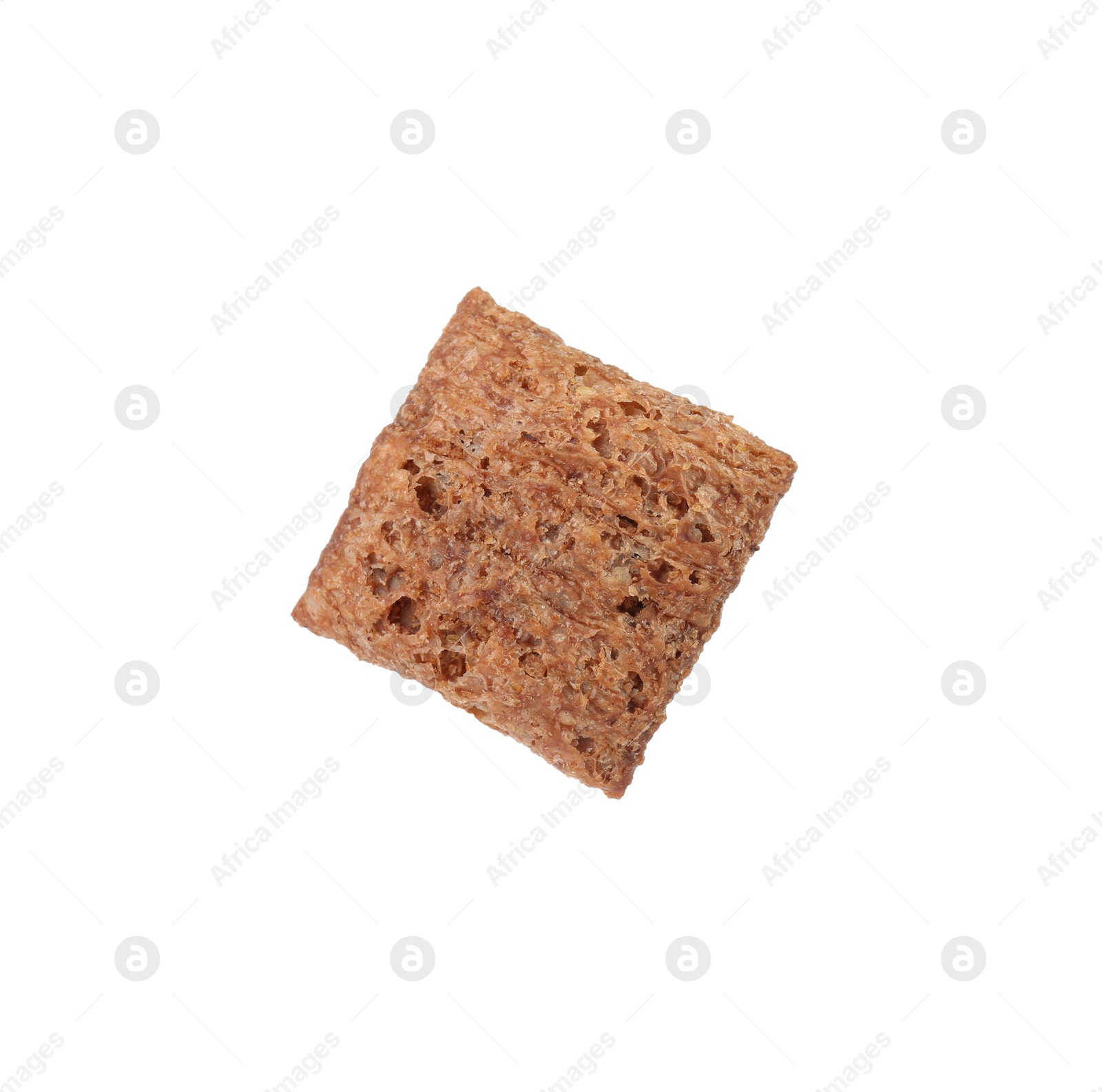 Photo of Sweet crispy chocolate corn pad isolated on white