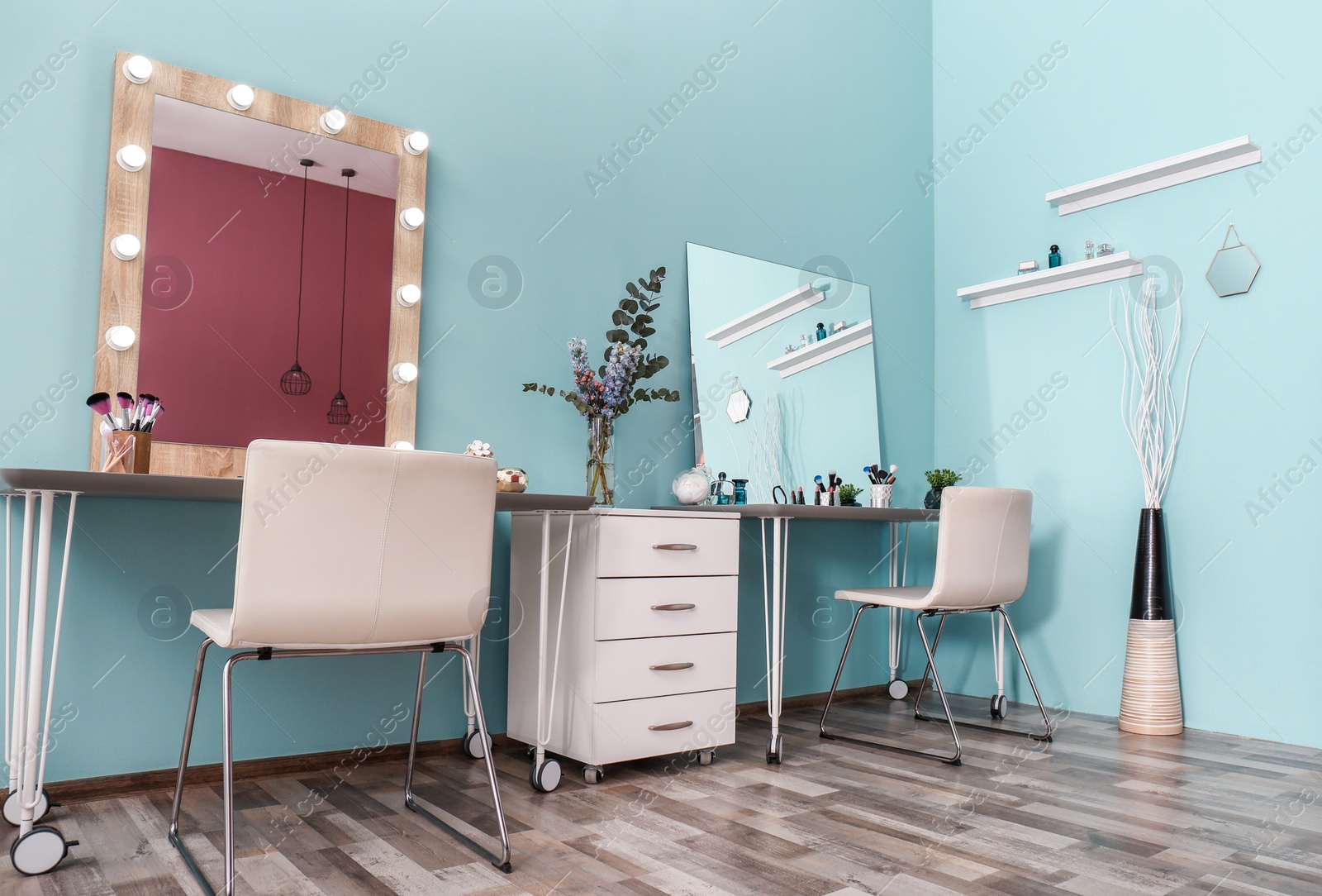 Photo of Interior of modern makeup room