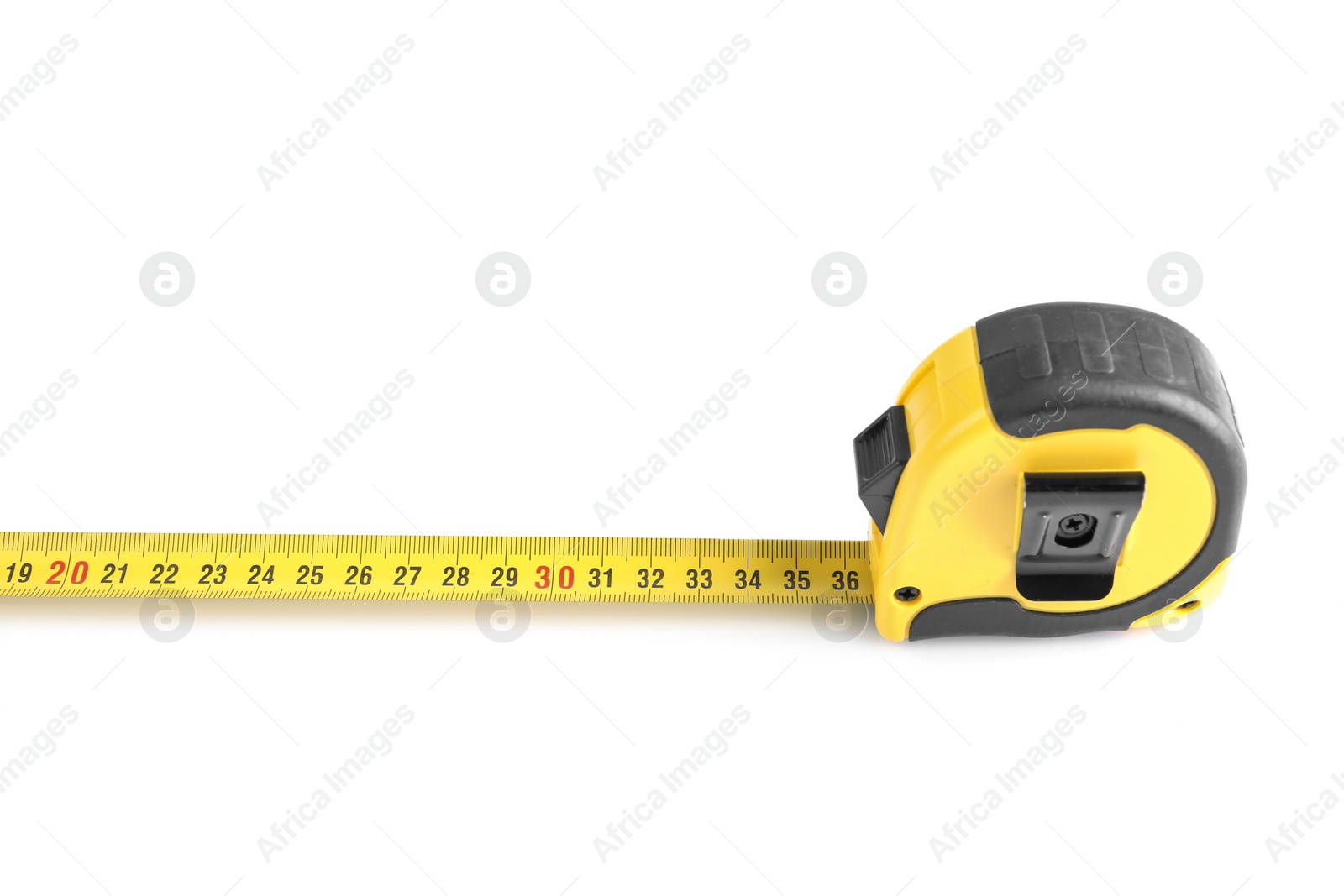 Photo of Tape measure on white background