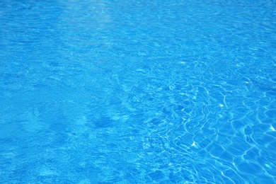 Clear refreshing water in swimming pool