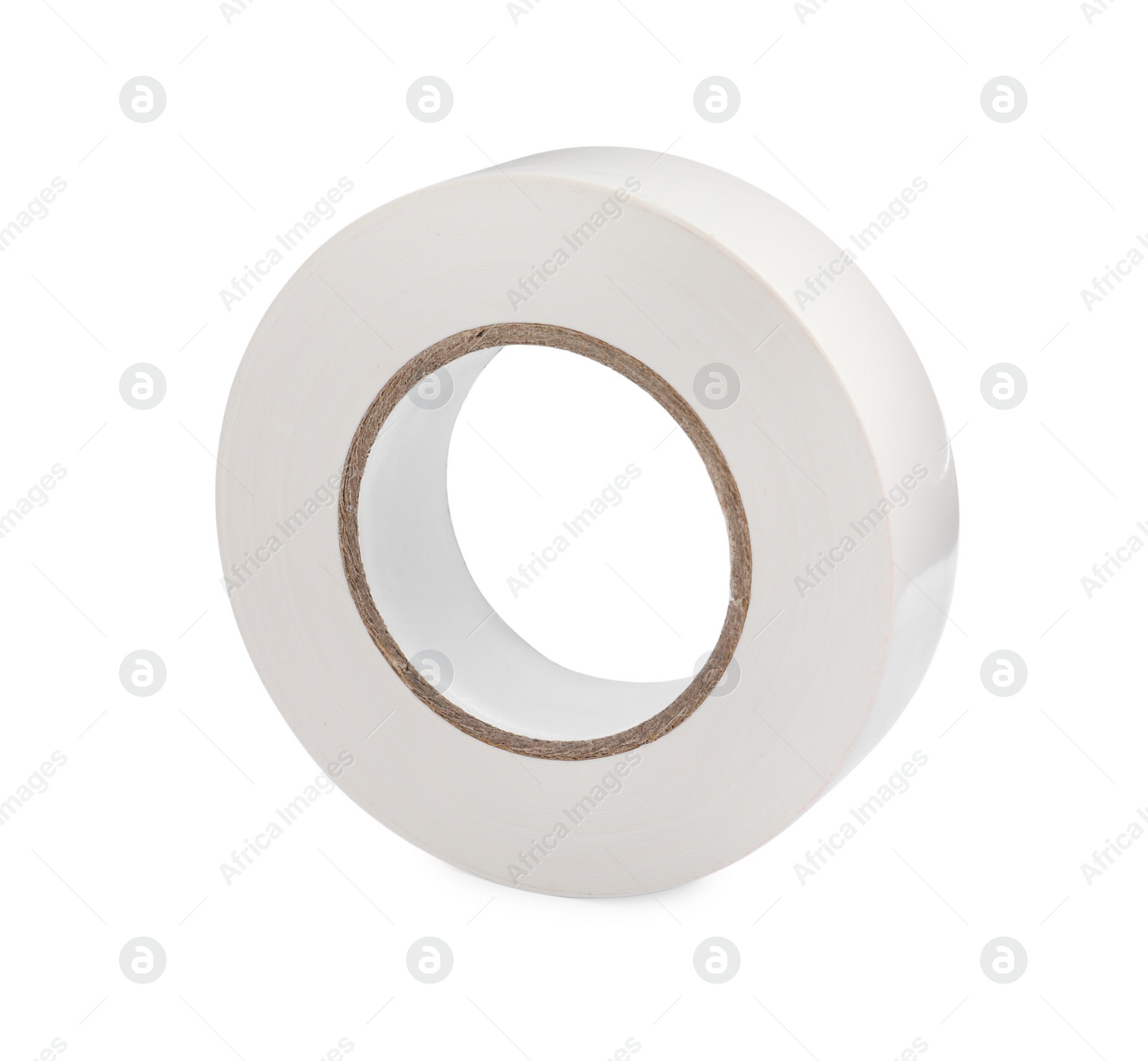 Photo of Insulating tape isolated on white. Electrician's supply