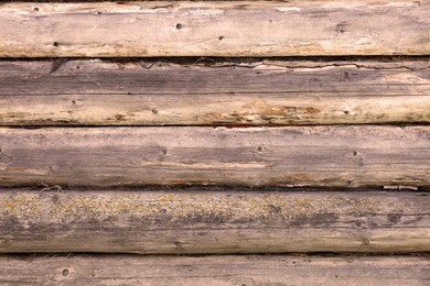 Photo of Row of wooden planks as background, fence texture