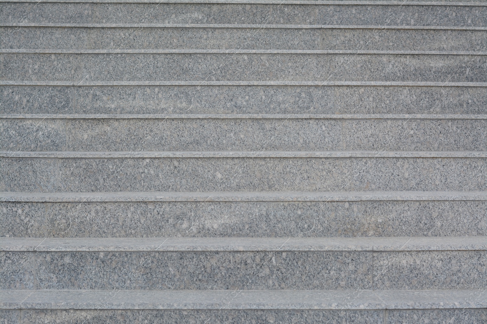 Photo of View of empty grey staircase outdoors, closeup