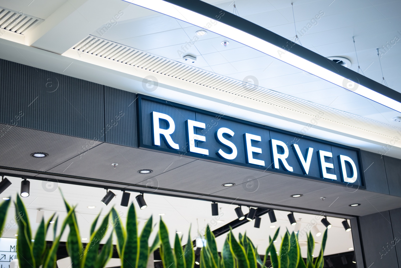 Photo of Warsaw, Poland - September 08, 2022: Reserved fashion store in shopping mall