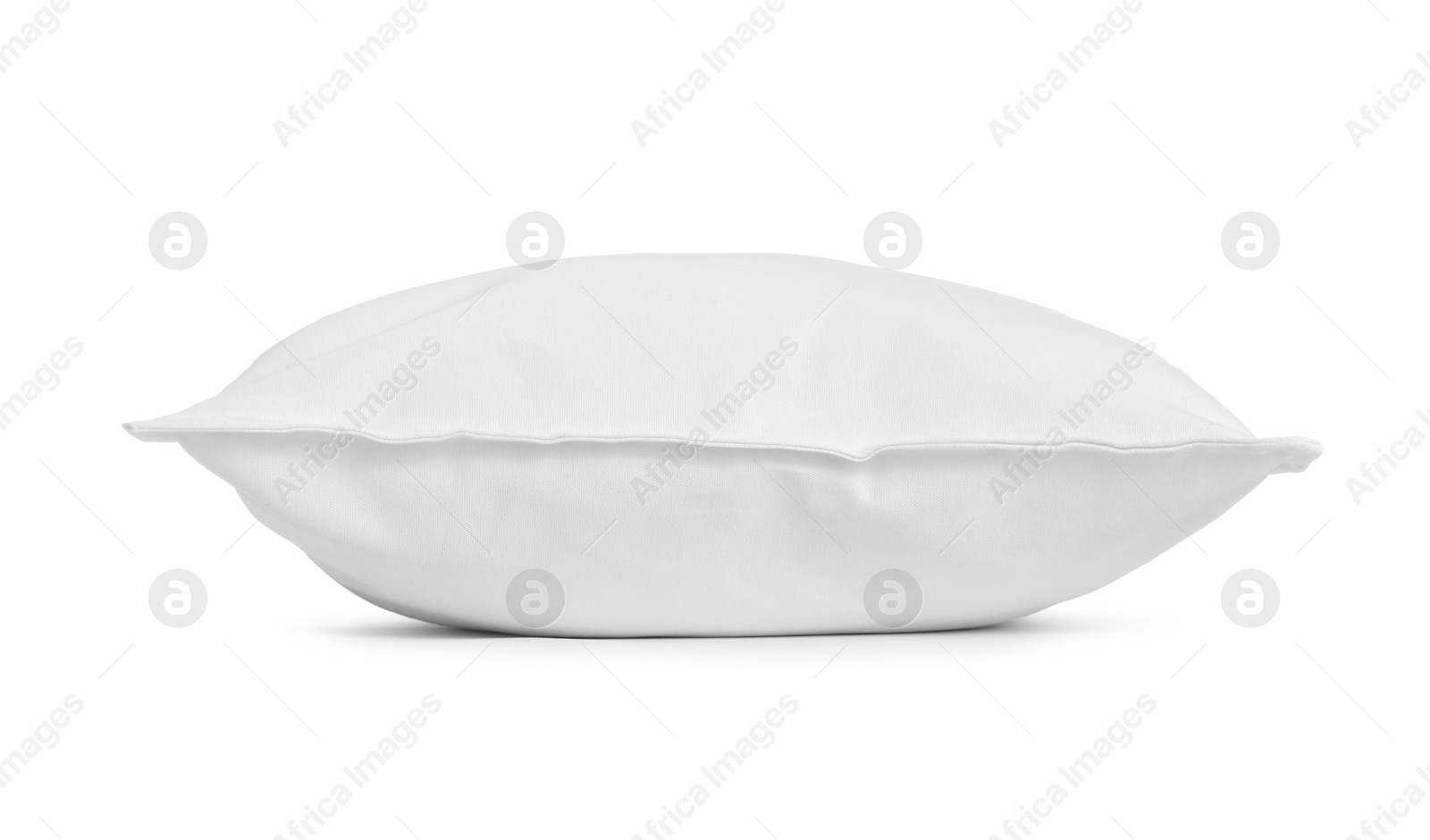 Photo of One new soft pillow isolated on white