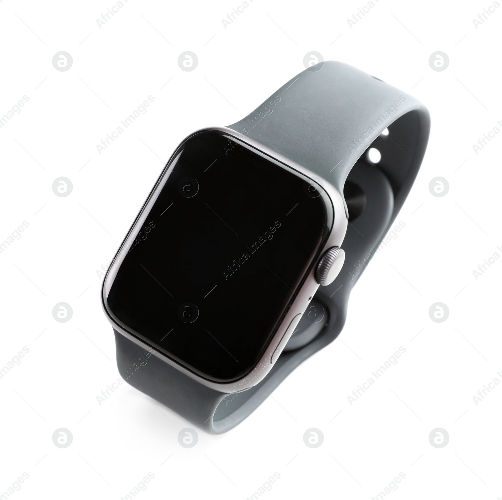 Image of Modern stylish smart watch isolated on white