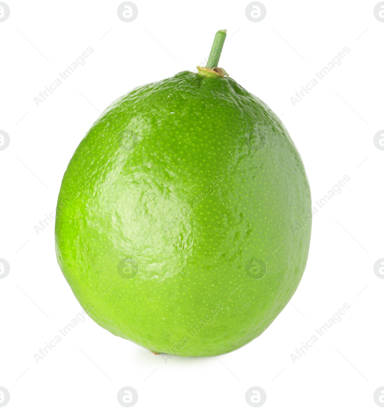 Photo of Fresh green ripe lime isolated on white