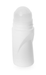 Photo of One roll-on deodorant isolated on white. Personal care product