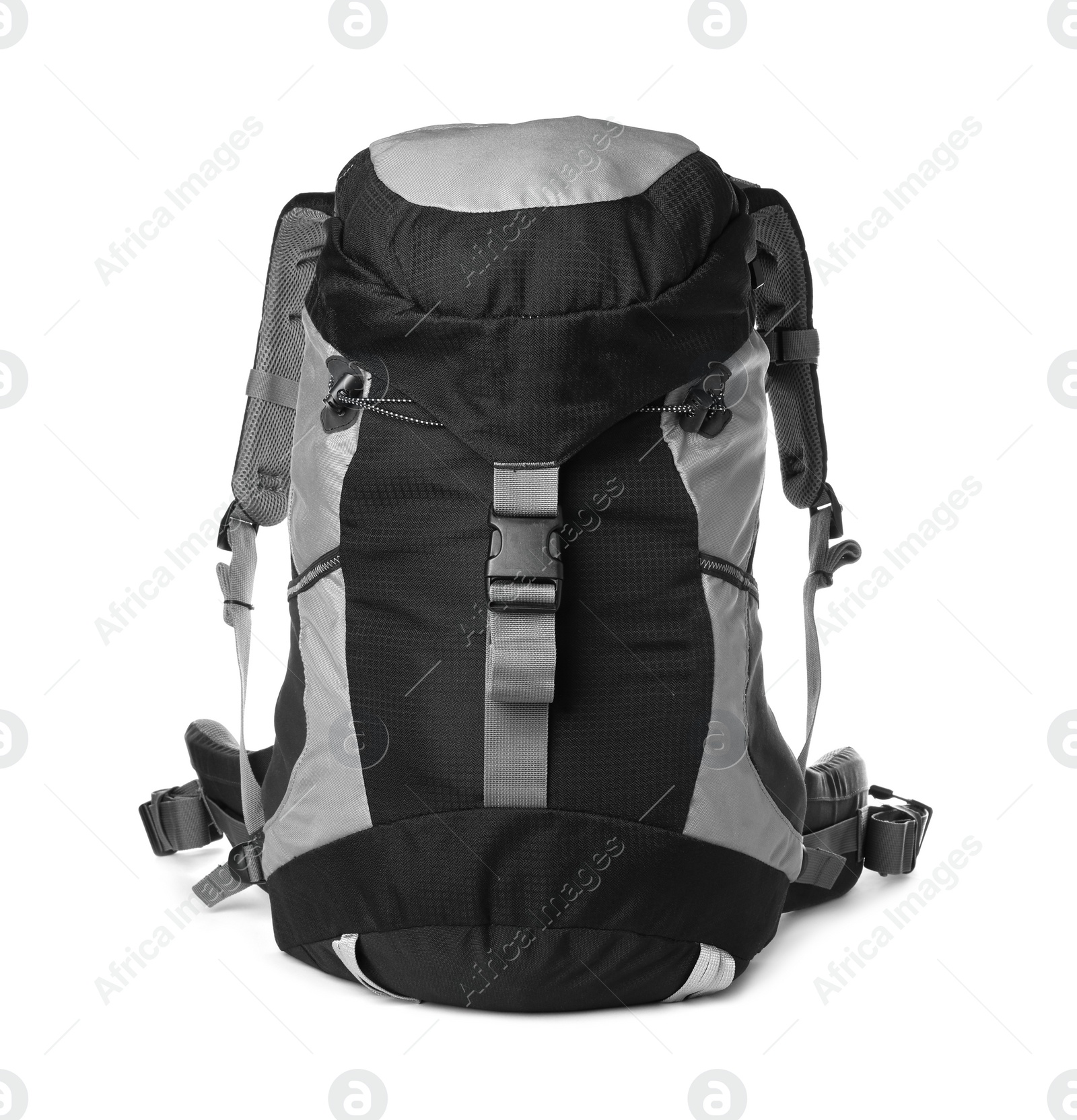 Photo of Hiking backpack isolated on white. Camping tourism