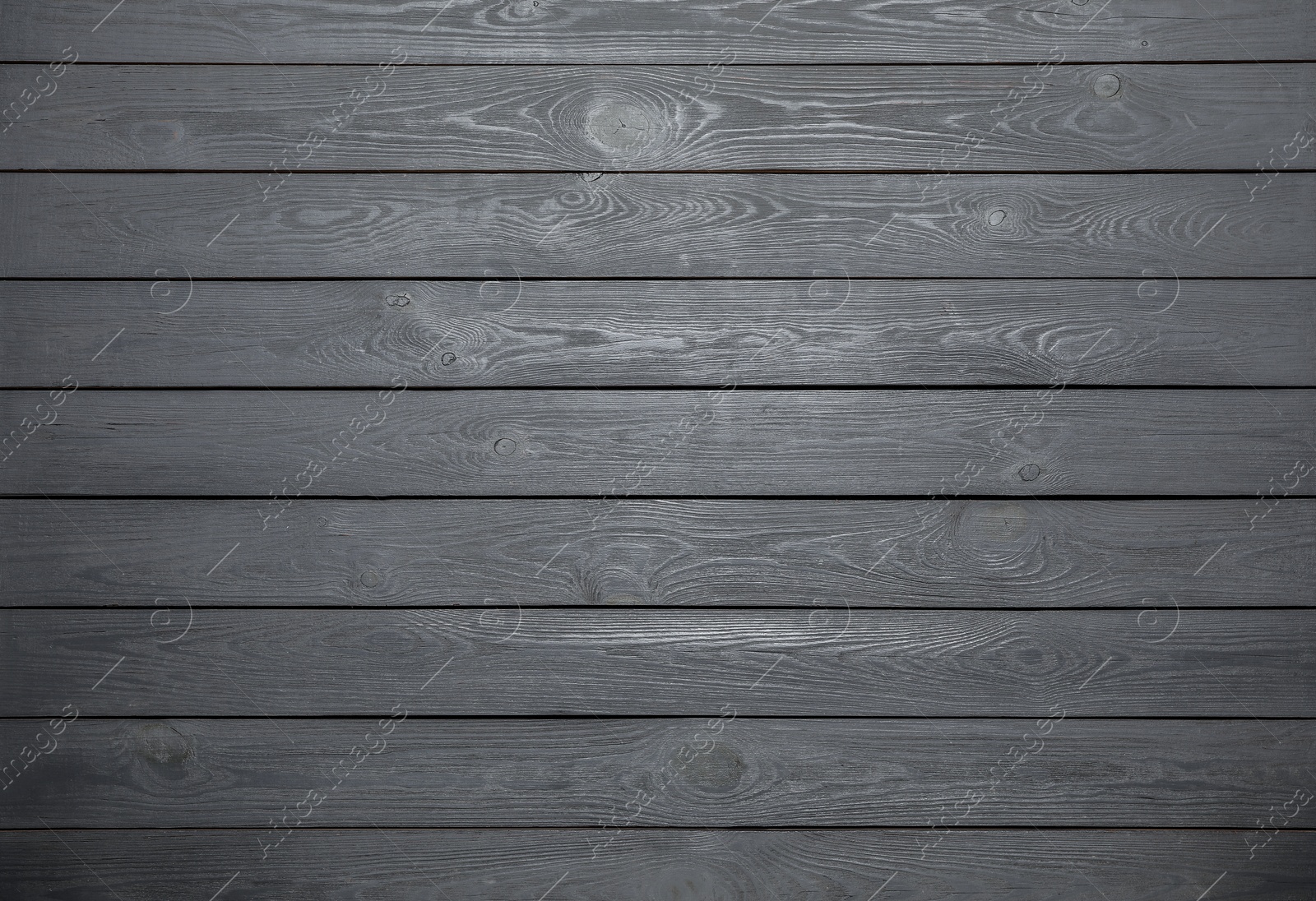 Photo of Texture of grey wooden surface as background, top view