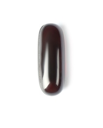 Pill on white background. Medical care and treatment