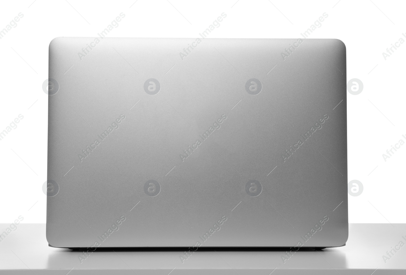 Photo of Laptop on white background. Modern technology