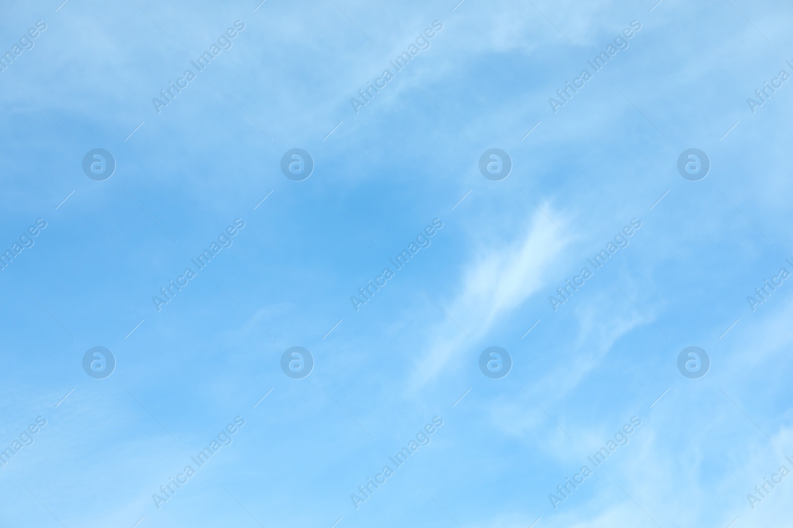 Photo of Beautiful blue sky with white clouds as background