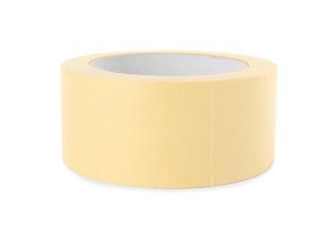 Photo of Roll of adhesive tape isolated on white