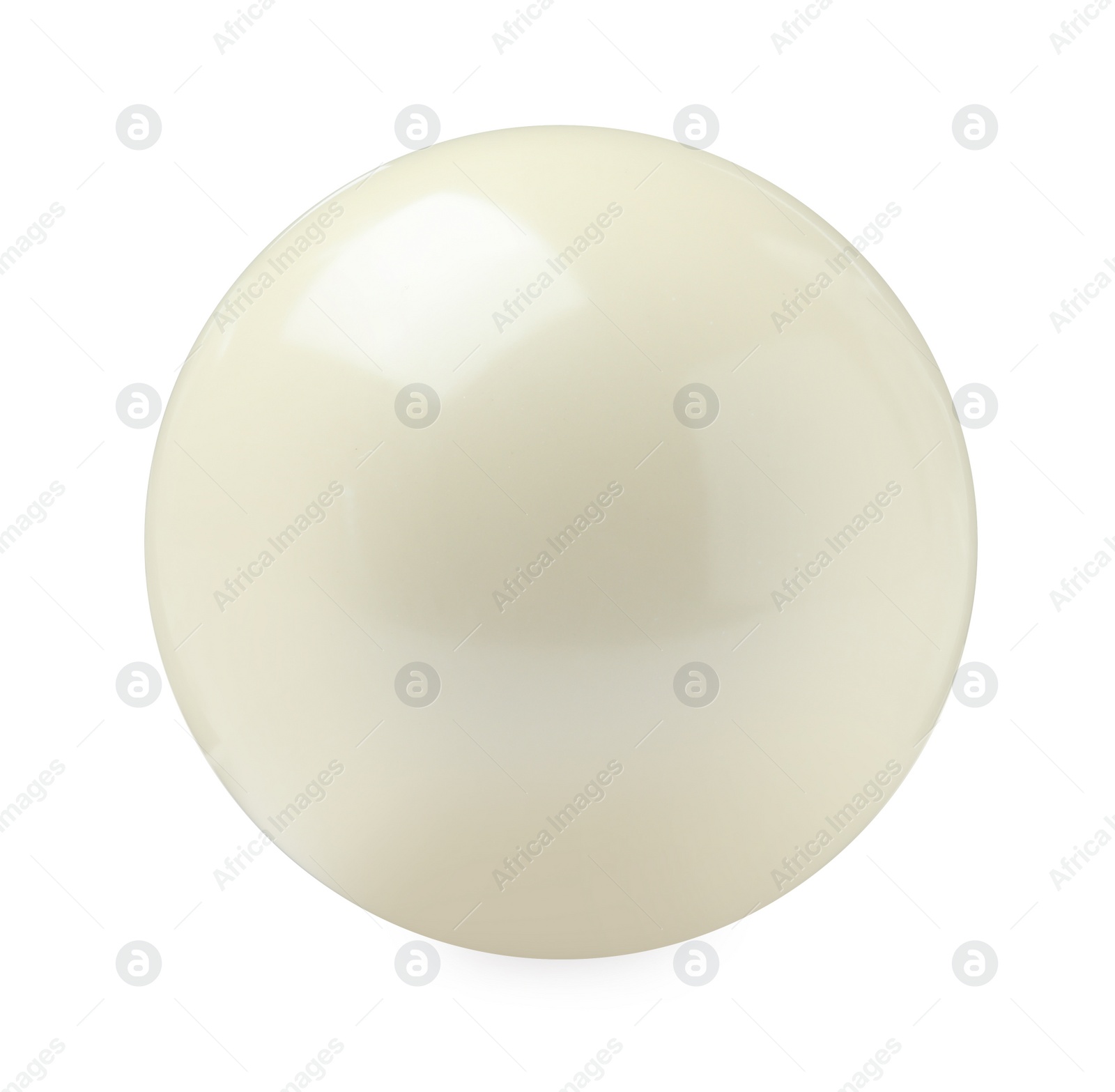 Photo of Classic plain billiard ball isolated on white