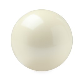 Photo of Classic plain billiard ball isolated on white