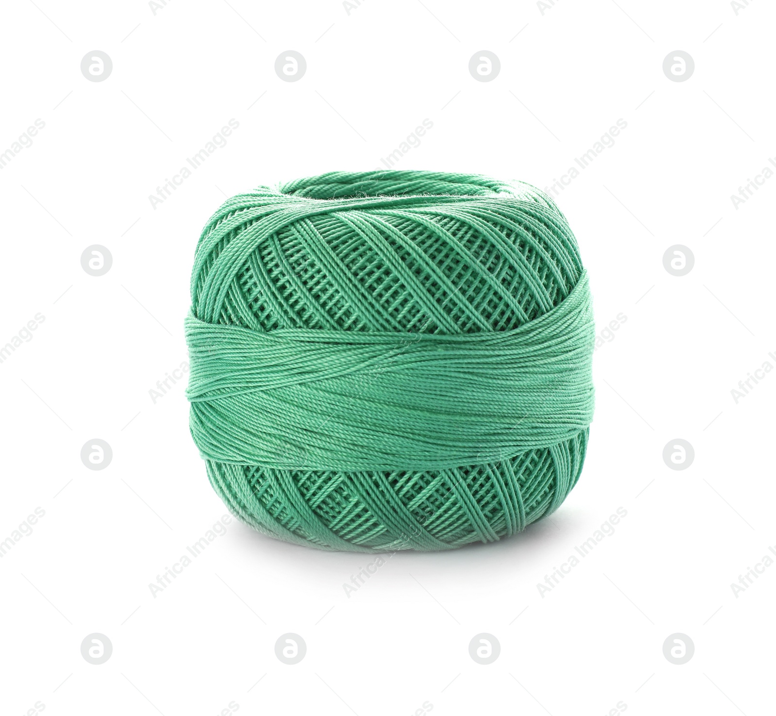 Photo of Color thread on white background