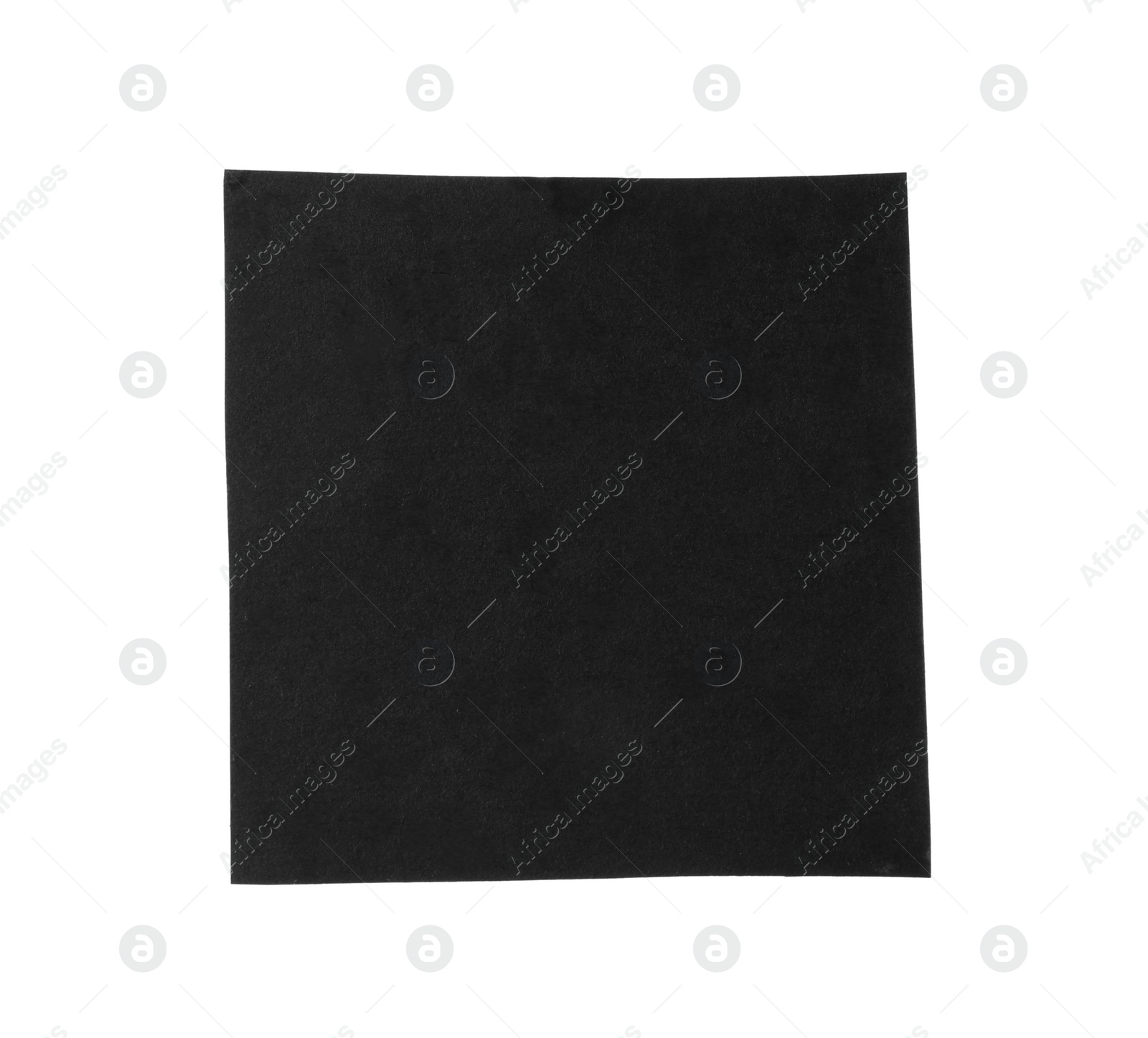 Photo of Piece of blank notebook paper isolated on white. Space for design