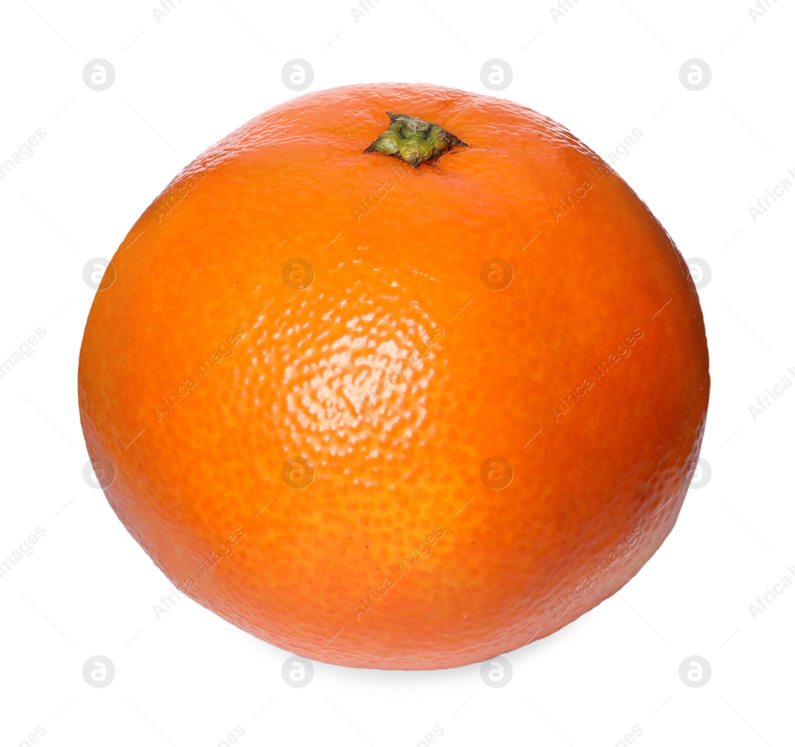 Photo of Fresh ripe juicy tangerine isolated on white