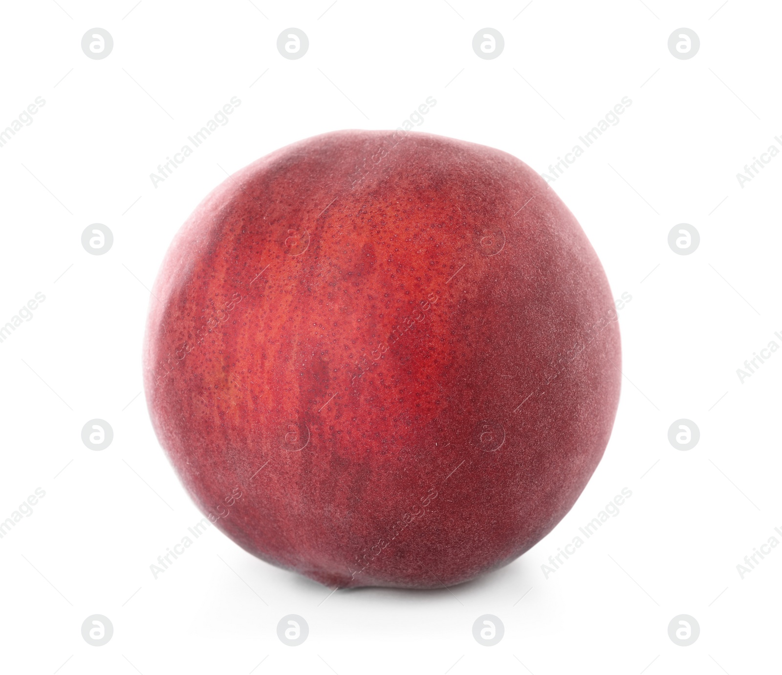 Photo of Delicious ripe sweet peach isolated on white