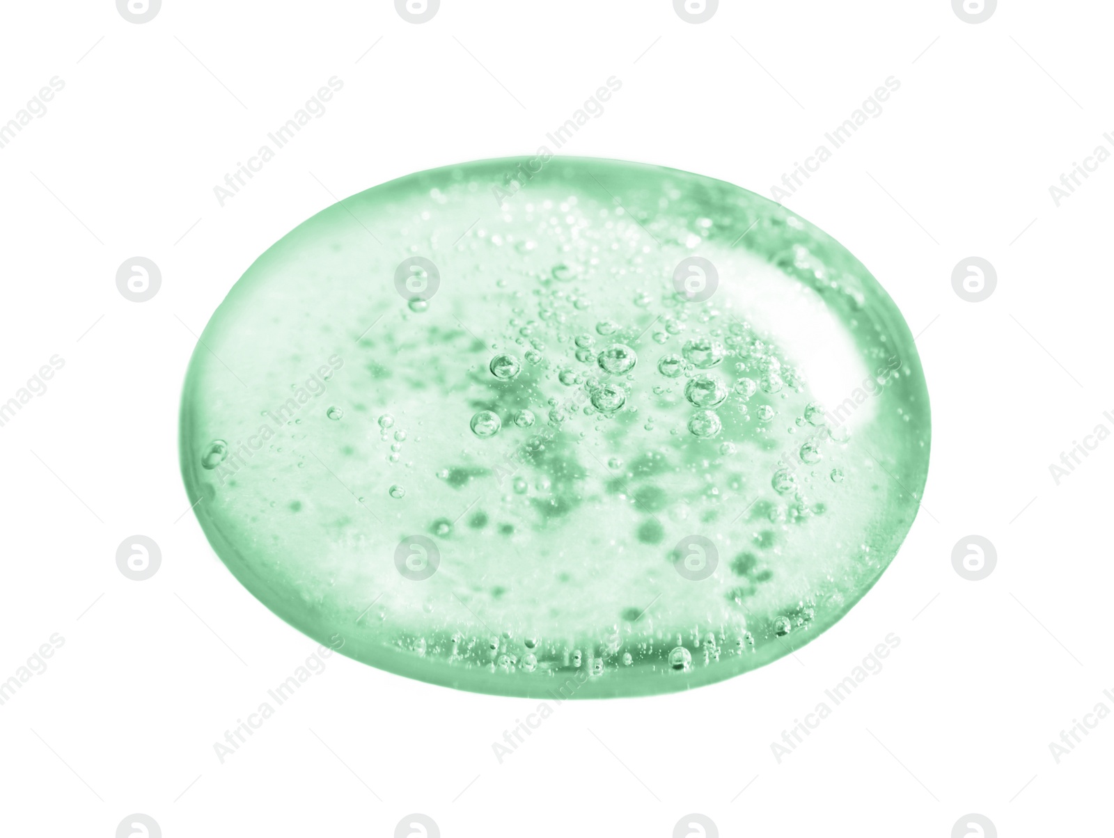 Image of Serum drop on white background. Skin care product