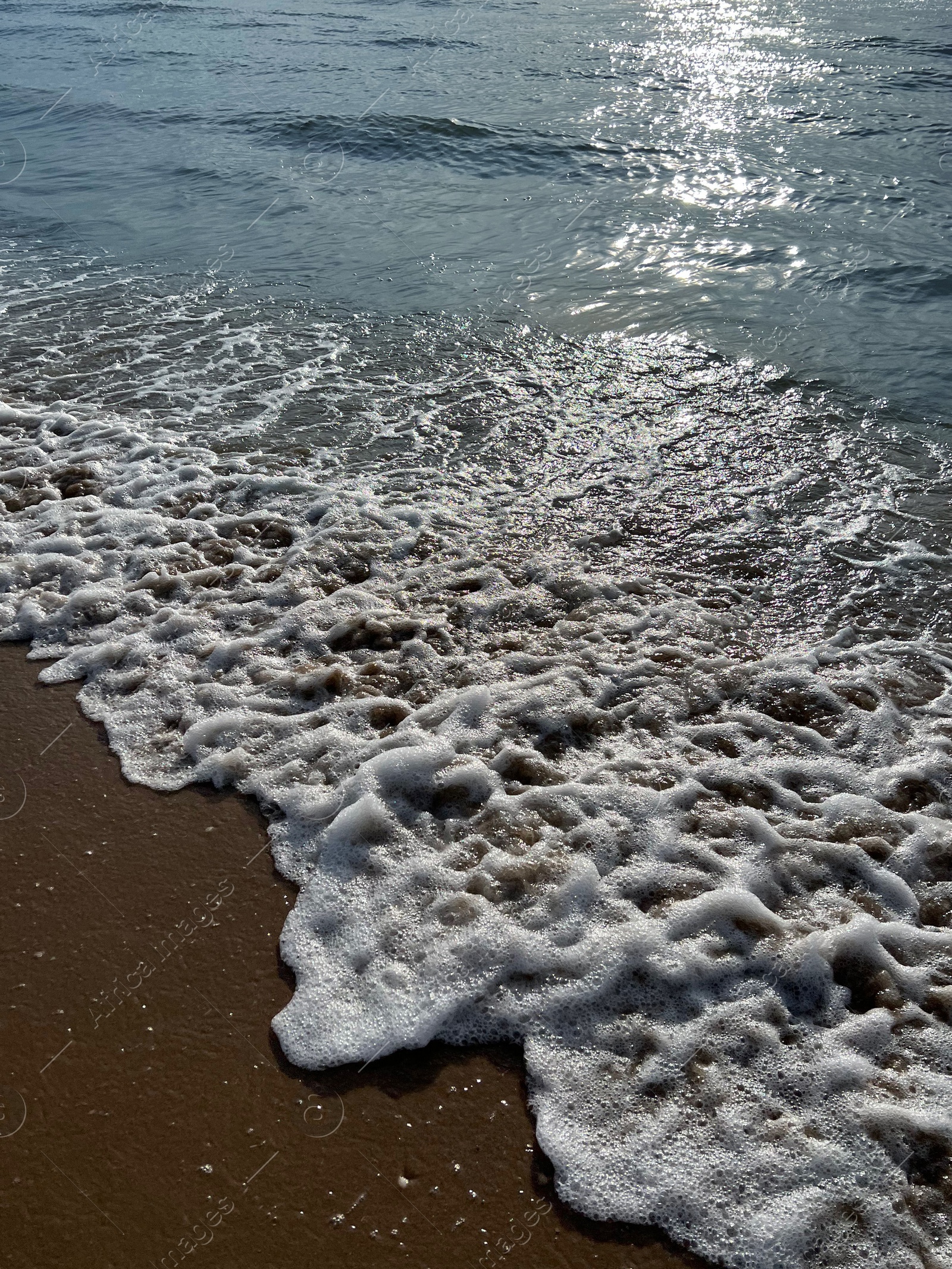 Photo of Beautiful view of sandy beach and sea