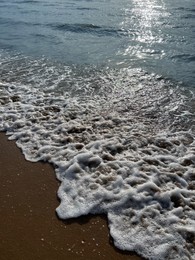 Photo of Beautiful view of sandy beach and sea