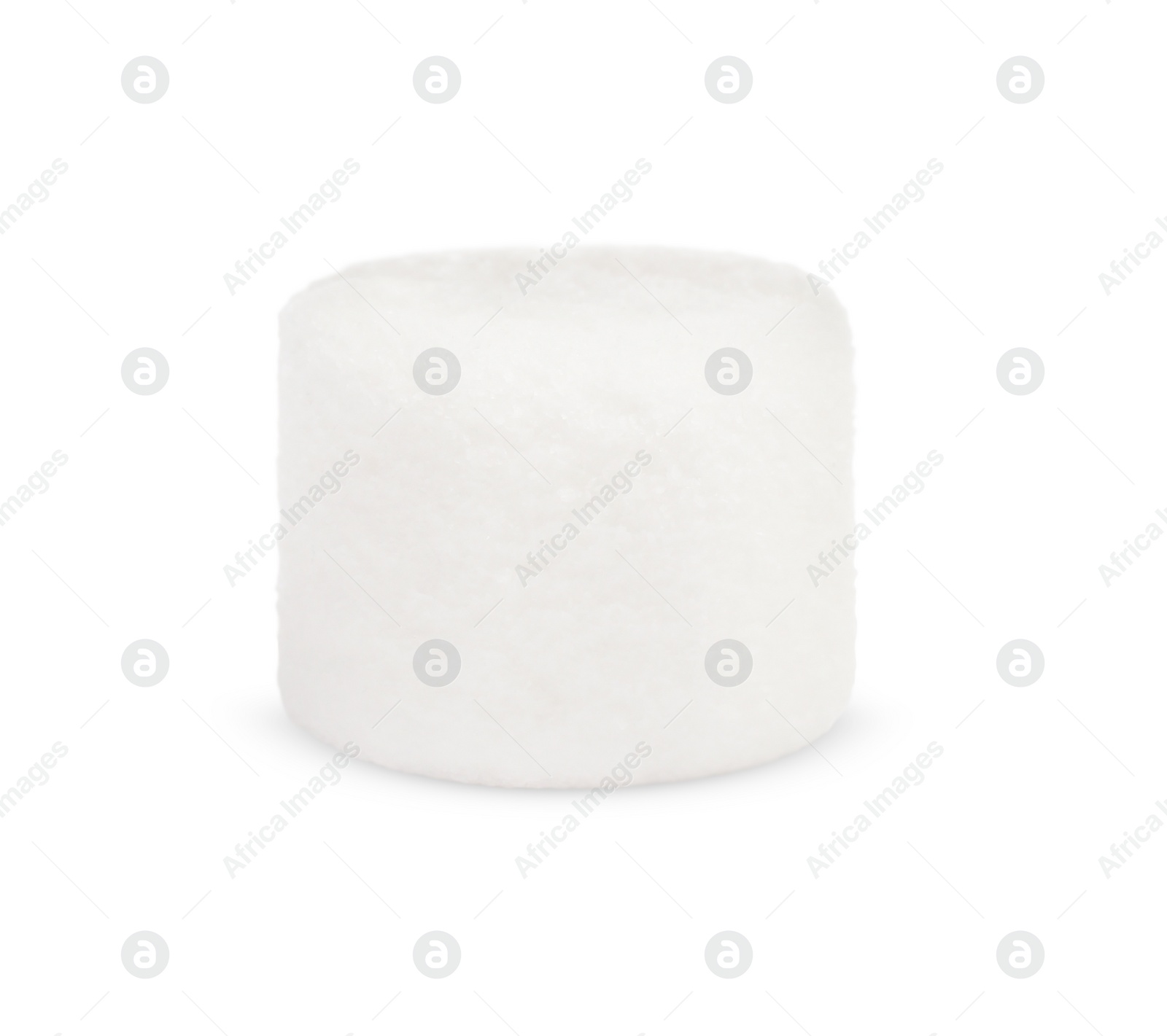 Photo of One delicious sweet marshmallow isolated on white