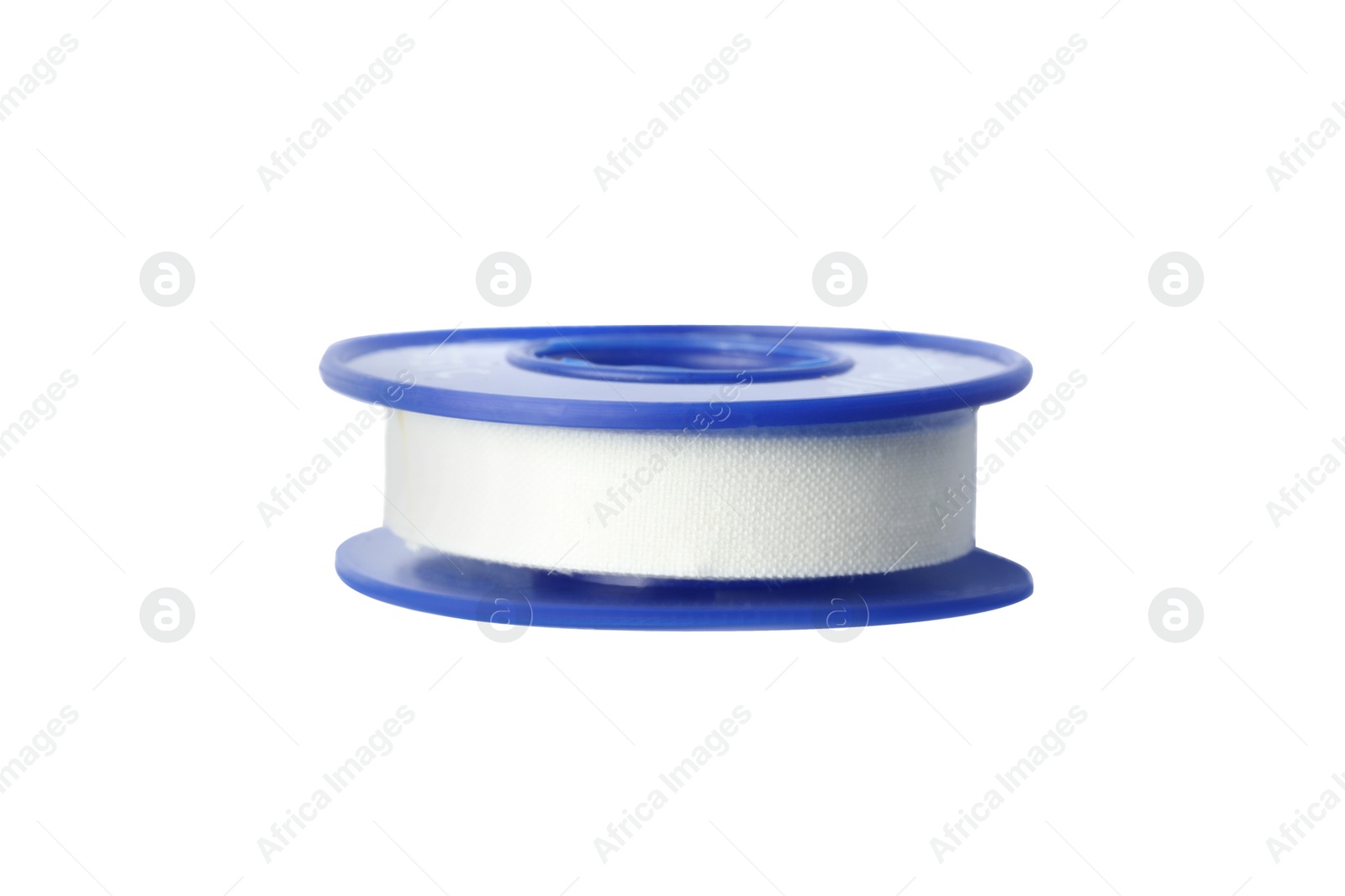 Medical sticking plaster roll isolated on white. First aid item Photo of Medical sticking plaster roll isolated on white. First aid item