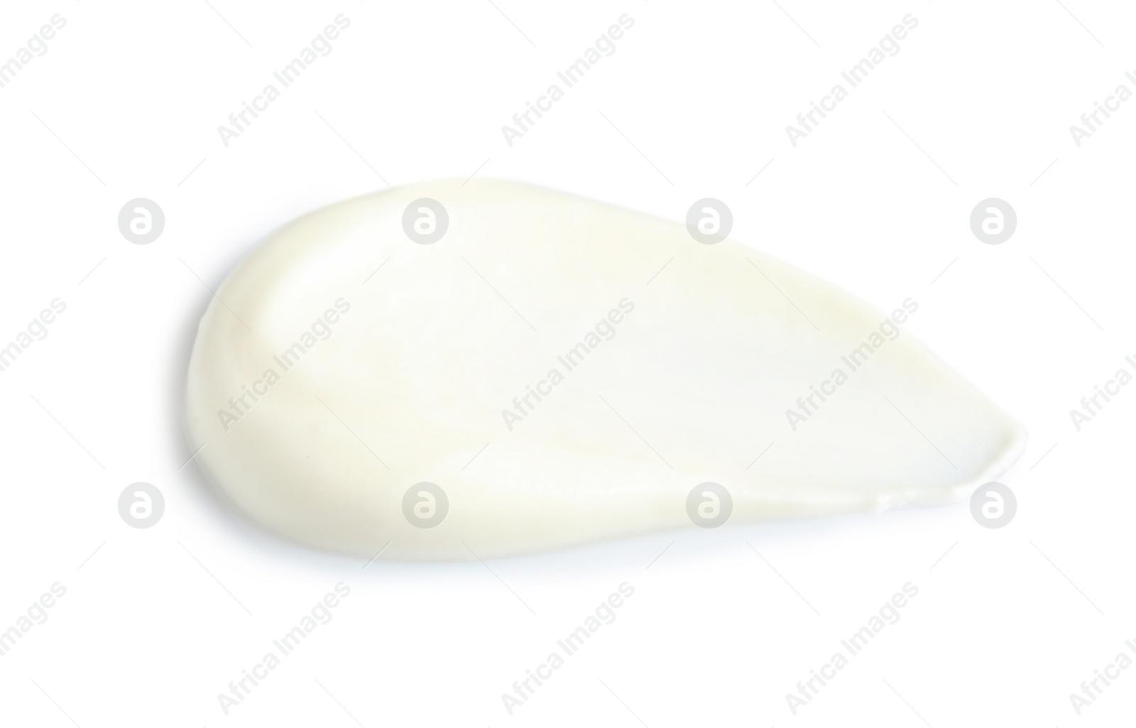 Photo of Delicious sour cream on white background. Dairy product