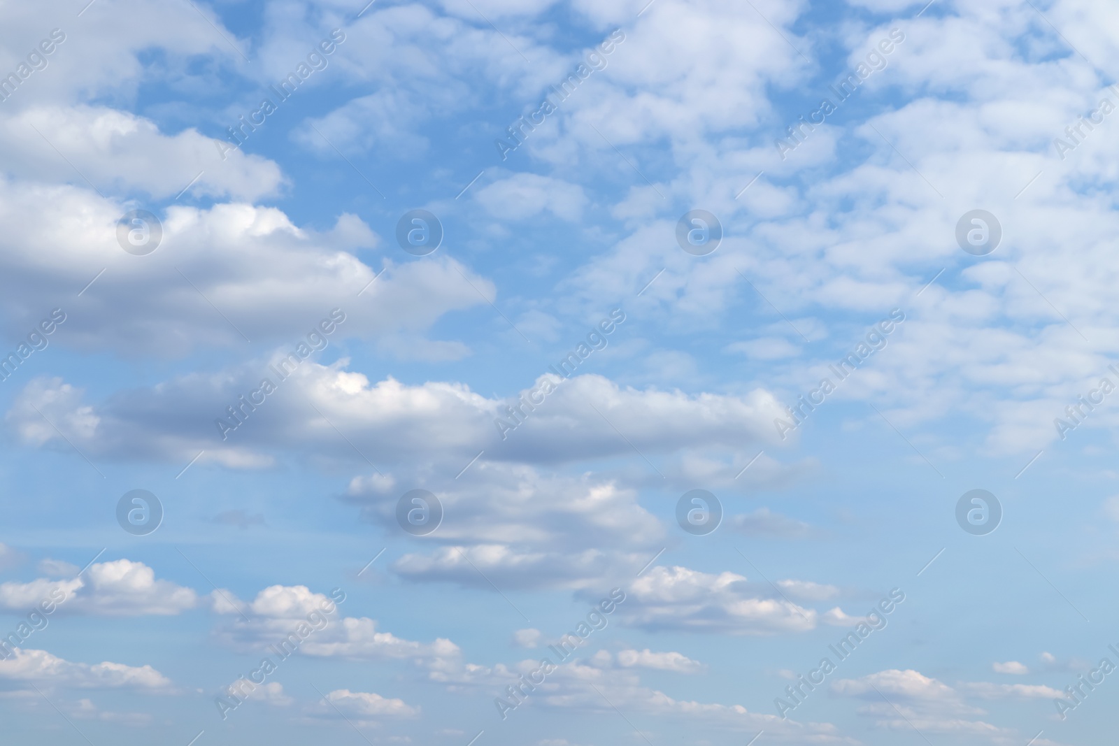 Photo of Beautiful fluffy white clouds in blue sky