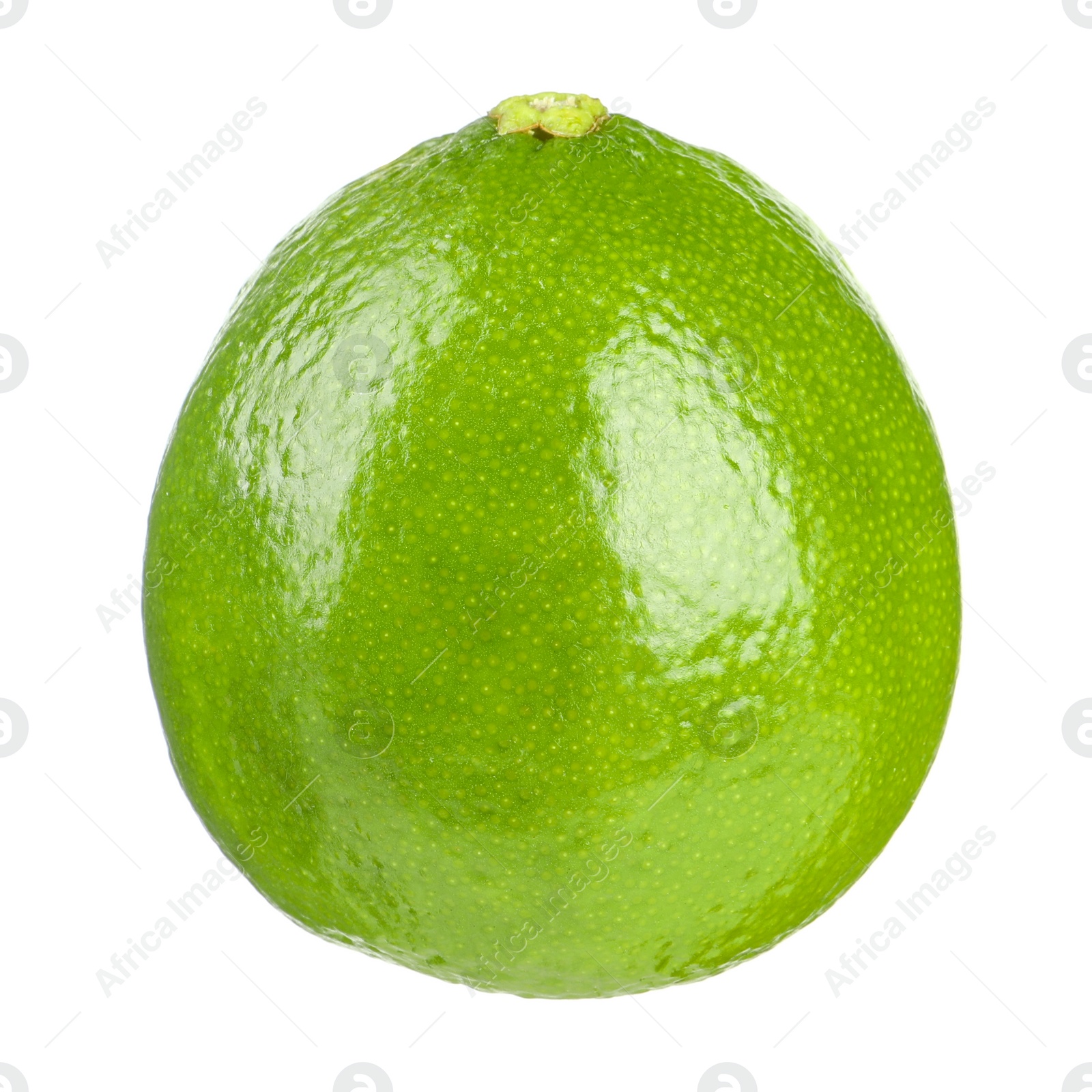 Photo of Fresh green ripe lime isolated on white