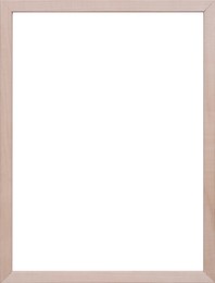 Image of Wooden frame with blank white background. Mockup for design