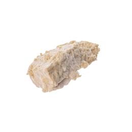 Photo of One piece of tasty halva isolated on white