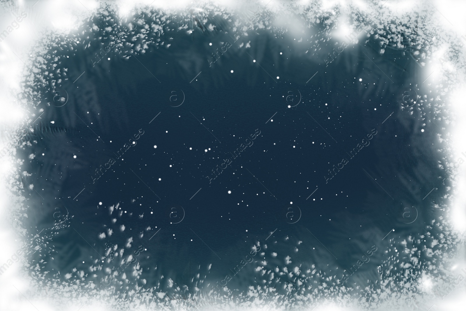 Illustration of Beautiful frost pattern, illustration. Winter cold weather