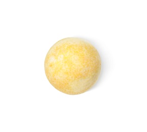 Bath bomb on white background. Spa product