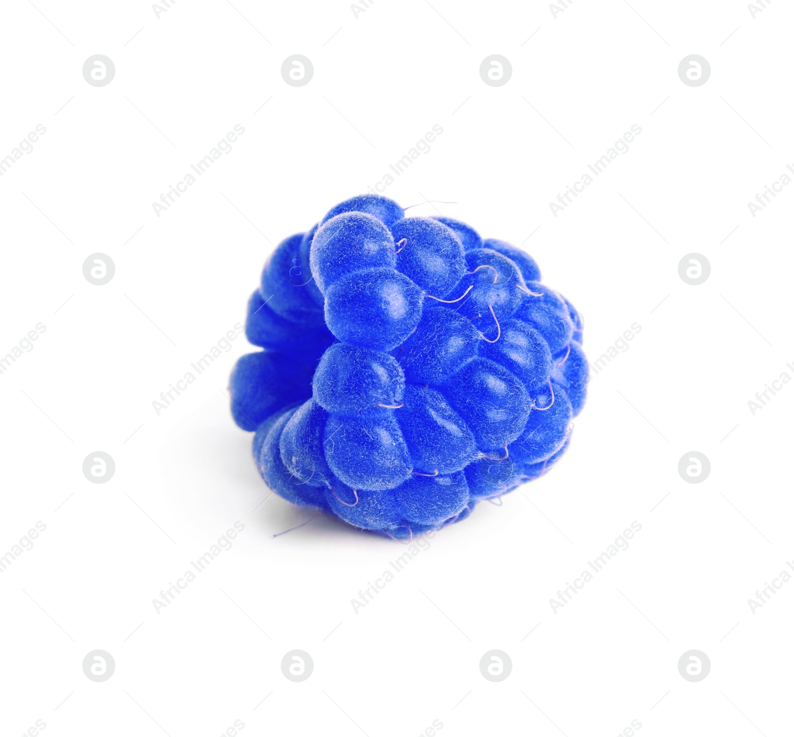 Image of Fresh tasty blue raspberry isolated on white