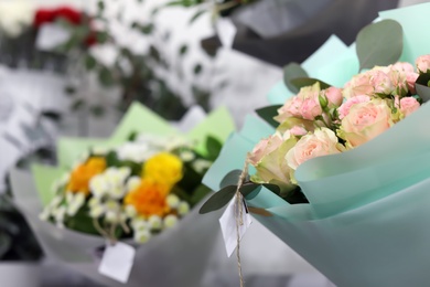 Photo of Beautiful flowers in shop