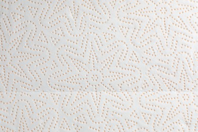 Photo of Texture of paper towel as background, closeup view