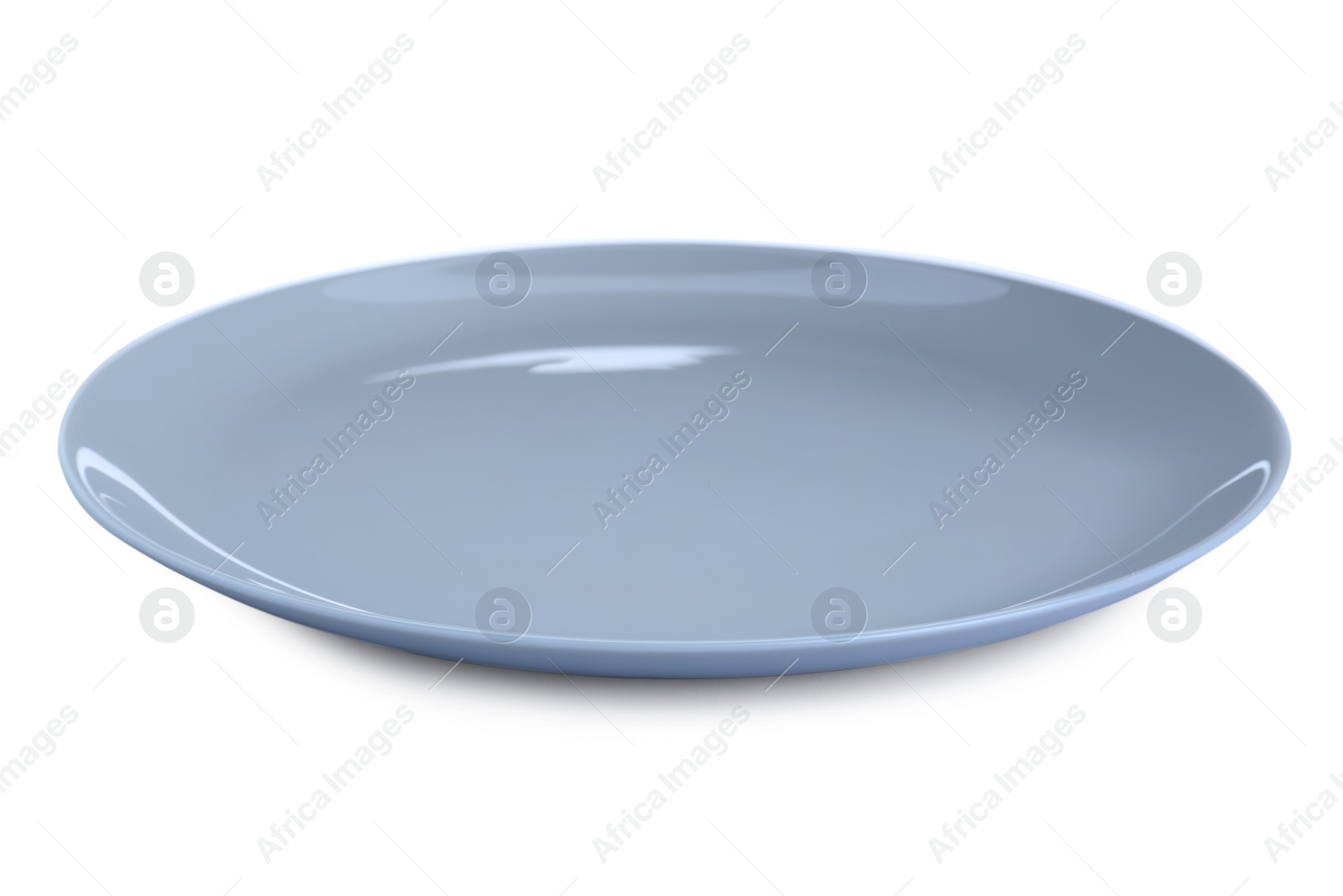 Photo of Clean empty ceramic plate isolated on white