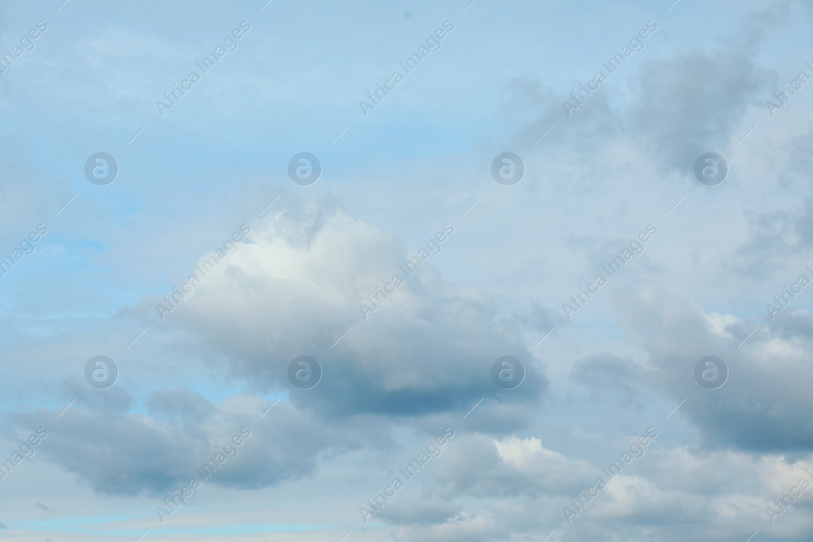 Photo of Beautiful blue sky with clouds on sunny day