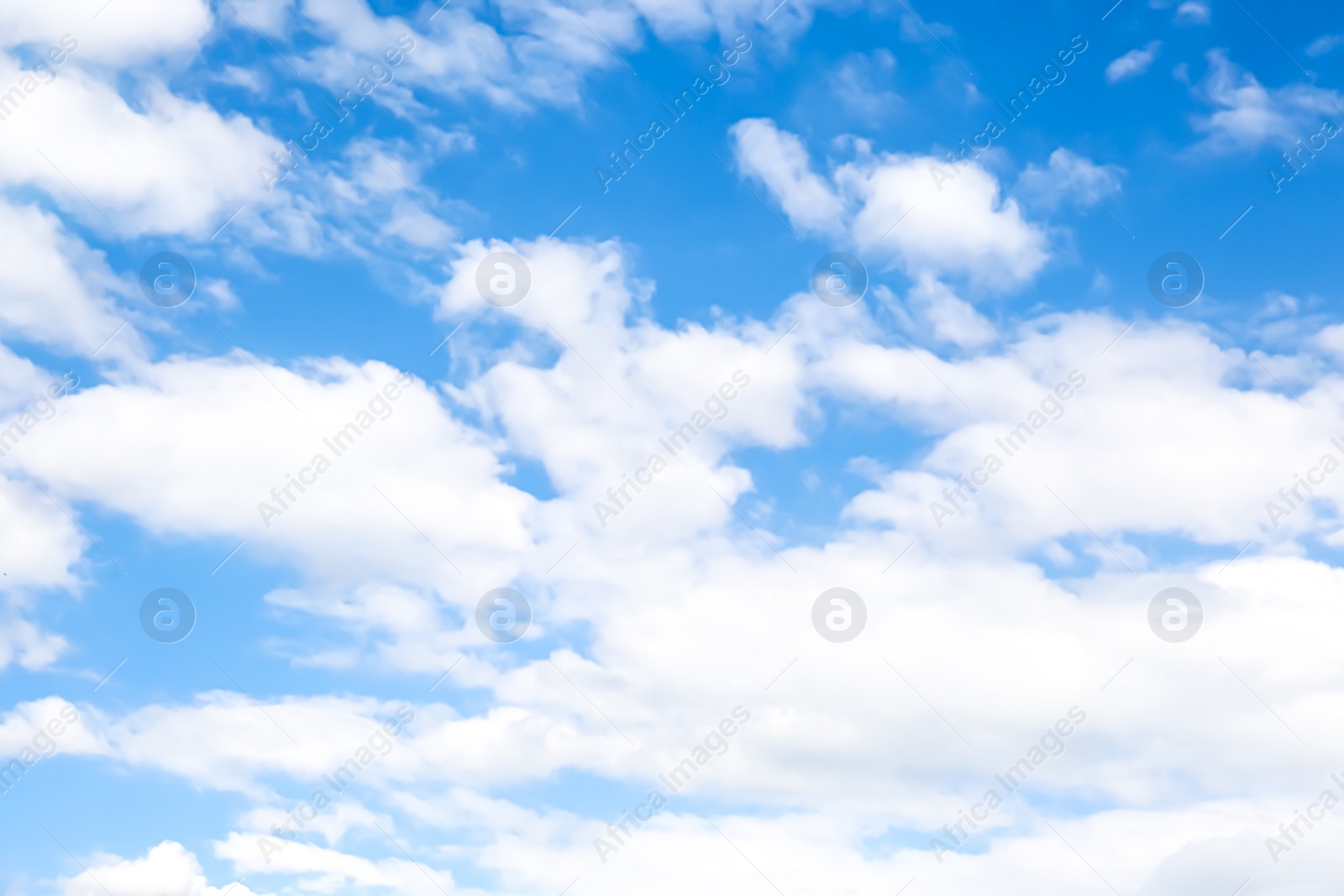 Photo of Picturesque view of blue sky with fluffy clouds